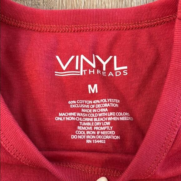 WOMENS  Lucky Charm Red T-Shirt - Picture 2 of 3